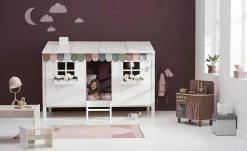 FLEXA Bettgestell Flexa Classic Haus | Kiefer Weiß / Weiß -Kindermöbel Verkaufsladen 12110626 1 201906051134