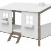 FLEXA Bettgestell Flexa Classic Haus | Kiefer Terra / Weiß -Kindermöbel Verkaufsladen 12110641 2 201904122112