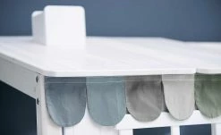 FLEXA Halbhochbett-Gestell Flexa Classic Haus | 90x200 cm Kiefer Weiß / Weiß -Kindermöbel Verkaufsladen 12110645 3 201907112242