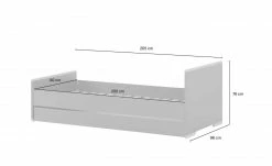 Bett Soe | Weiß / Buche -Kindermöbel Verkaufsladen 12111410 2 202111252244
