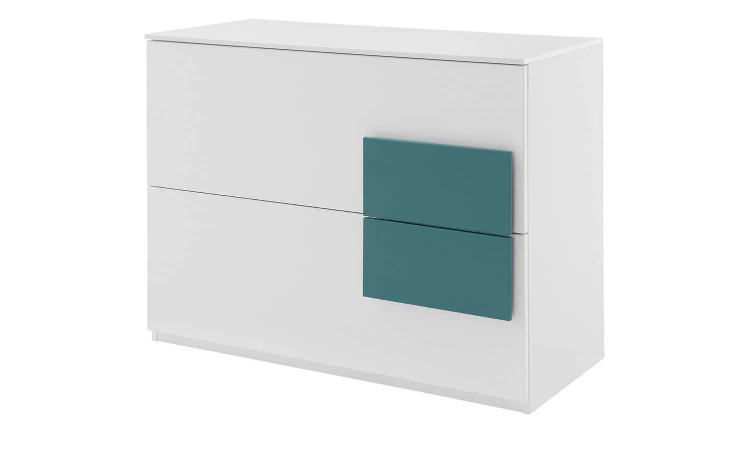 Kommode Holly | Weiß / Petrol 3 Kommode Holly | Weiß / Petrol