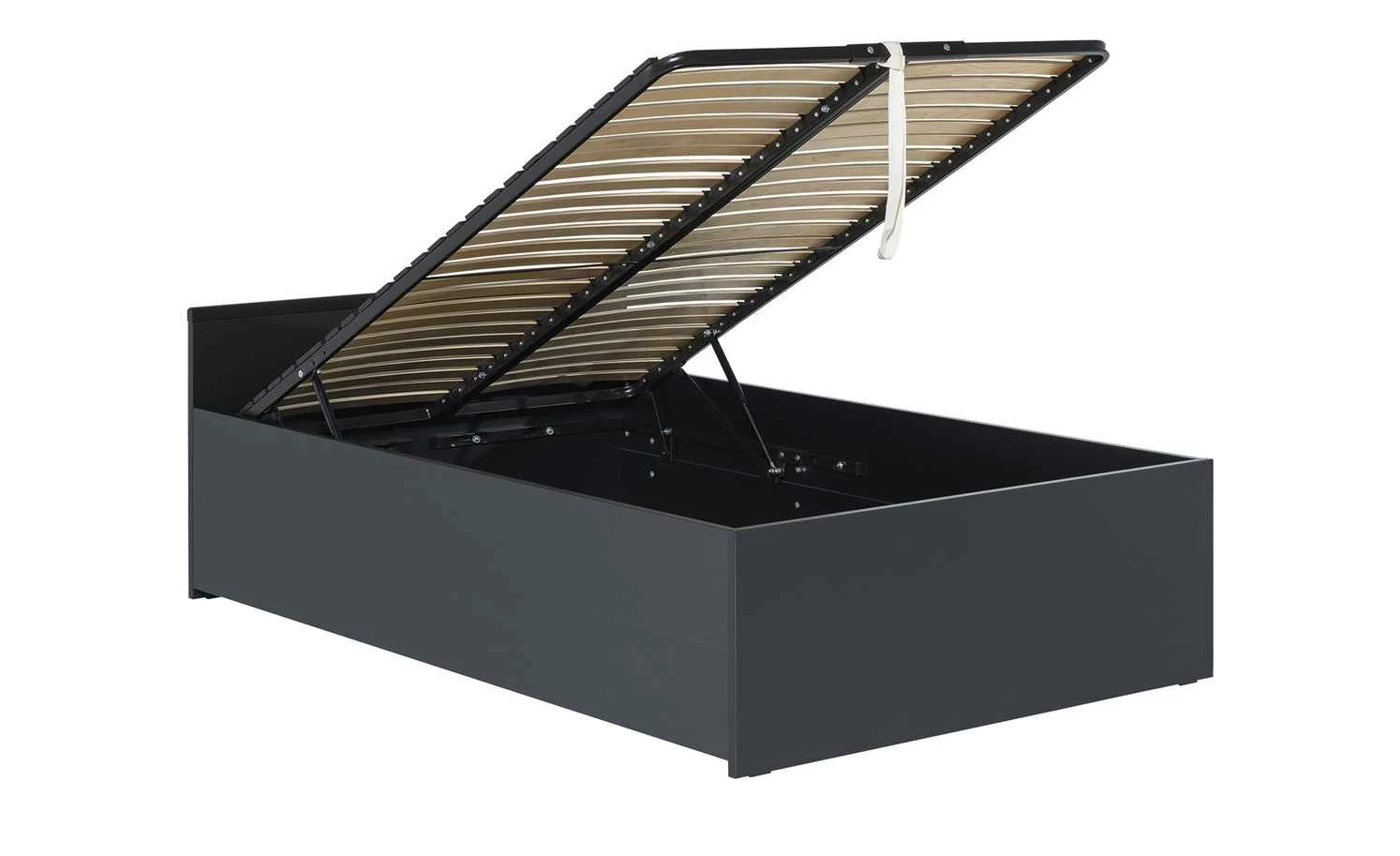 VOX Bett mit klappbarem Lattenrost Young Users | Schwarz 4 VOX Bett mit klappbarem Lattenrost Young Users | Schwarz – Bild 2