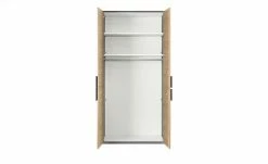 Kleiderschrank, 2-türig Holly | Mittelgrau / Hickory (Nachbildung) / Anthrazit 101,3|cm -Kindermöbel Verkaufsladen 12114044 3 202001082240