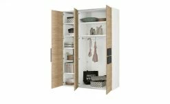 Kleiderschrank, 3-türig Holly | Weiß / Hickory (Nachbildung) / Anthrazit ohne Spiegeltür 11 Kleiderschrank, 3-türig Holly | Weiß / Hickory (Nachbildung) / Anthrazit ohne Spiegeltür -Kindermöbel Verkaufsladen 12114047 3 202001082240