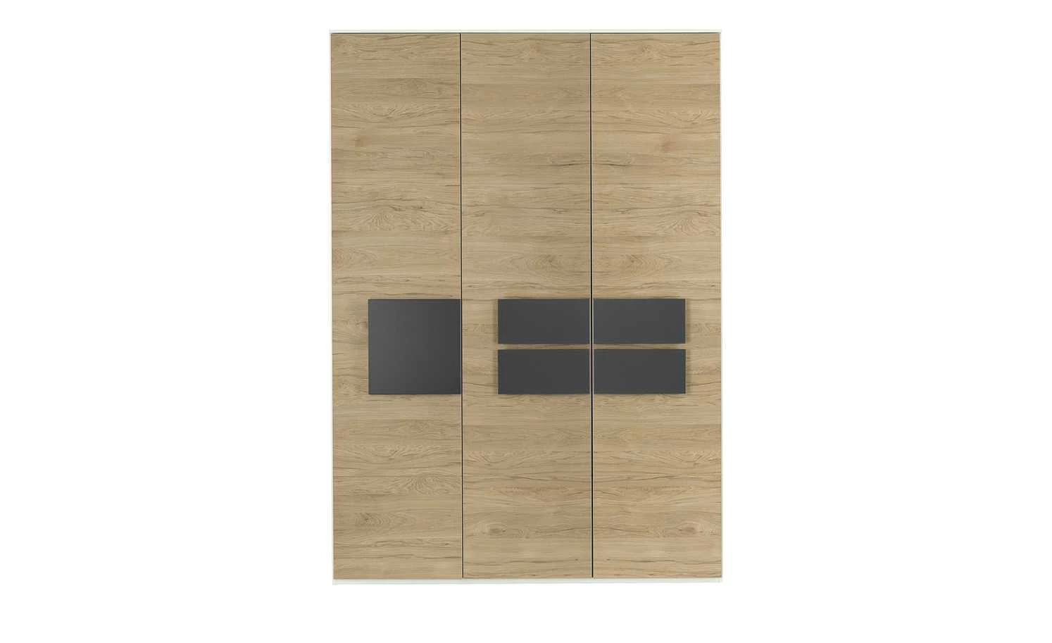 Kleiderschrank, 3-türig Holly | Weiß / Hickory (Nachbildung) / Anthrazit ohne Spiegeltür 8 Kleiderschrank, 3-türig Holly | Weiß / Hickory (Nachbildung) / Anthrazit ohne Spiegeltür – Bild 6