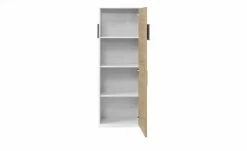 Stauraumelement 1-türig Holly | Weiß / Hickory (Nachbildung) / Anthrazit 144,4|cm -Kindermöbel Verkaufsladen 12114063 2 202106092233