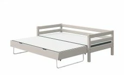 FLEXA Bett mit Ausziehbett Flexa Classic | Kiefer Grau
