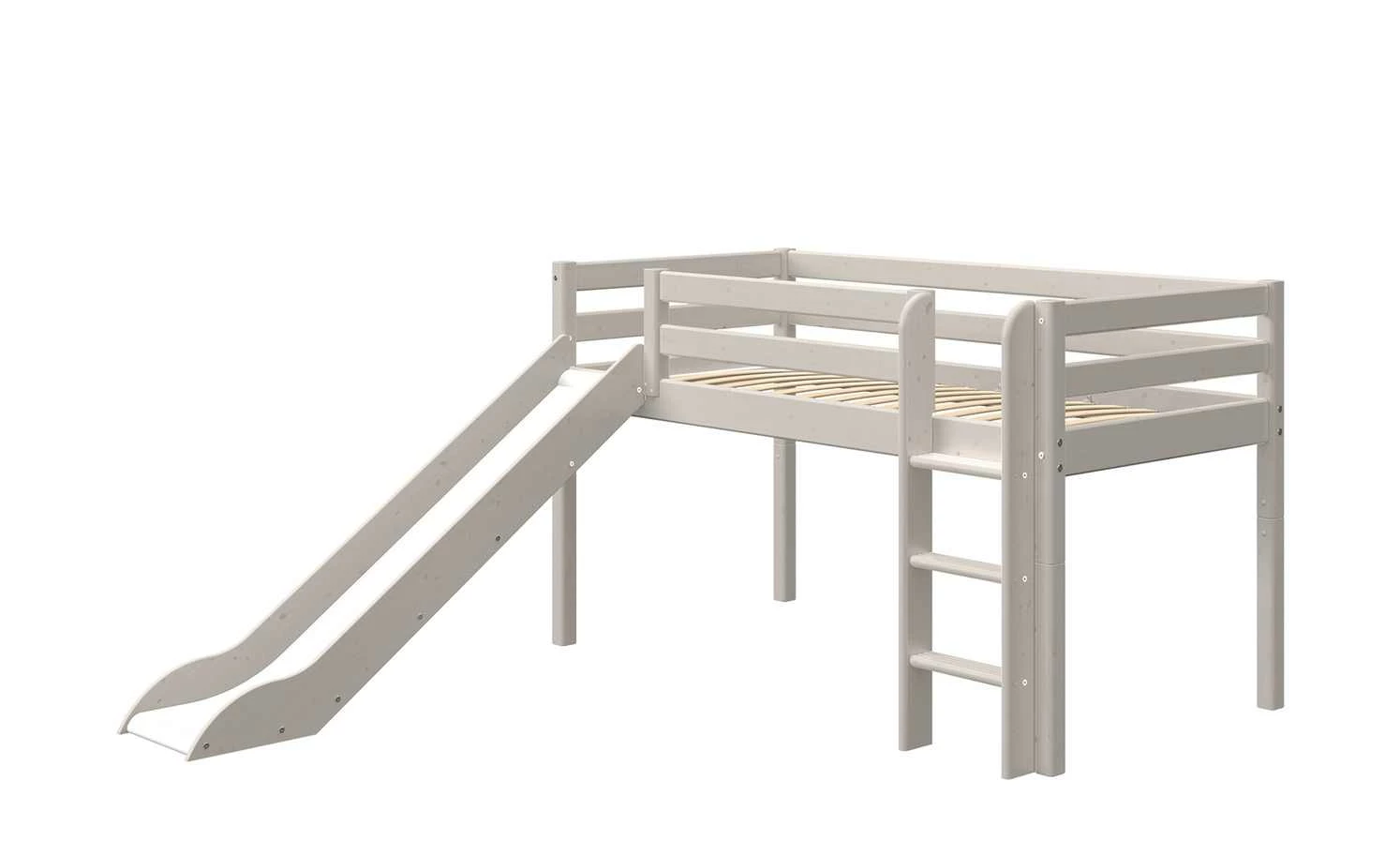 FLEXA Hochbett, halbhoch Flexa Classic | Kiefer Grau senkrechte Leiter 5 FLEXA Hochbett, halbhoch Flexa Classic | Kiefer Grau senkrechte Leiter – Bild 3