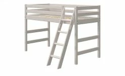 FLEXA Mittelhohes Bett Flexa Classic | Kiefer Grau Schrägleiter -Kindermöbel Verkaufsladen 12114219 2 202002062236