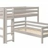 FLEXA Mittelhohes Kombibett mit Leiter Flexa Classic | Kiefer Grau senkrechte Leiter 2 FLEXA Mittelhohes Kombibett mit Leiter Flexa Classic | Kiefer Grau senkrechte Leiter -Kindermöbel Verkaufsladen 12114220 8 202109132232