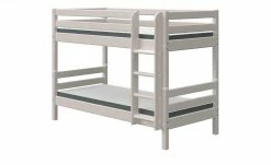 FLEXA Etagenbett Flexa Classic | Kiefer grau Senkrechte Leiter