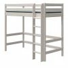 FLEXA Hochbett Flexa Classic | Kiefer Grau Senkrechte Leiter