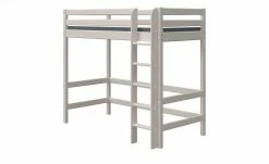 FLEXA Hochbett Flexa Classic | Kiefer Grau Senkrechte Leiter