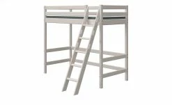 FLEXA Hochbett Flexa Classic | Kiefer Grau Schrägleiter