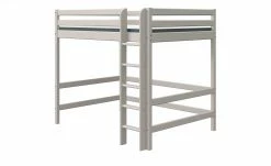 FLEXA Hochbett Flexa Classic | Kiefer Grau Senkrechte Leiter