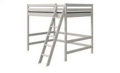 FLEXA Hochbett Flexa Classic | Kiefer Grau Schrägleiter