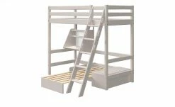 FLEXA Casa Hochbett Flexa Classic | Kiefer grau Schrägleiter -Kindermöbel Verkaufsladen 12114237 6 202111252244