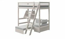 FLEXA Casa Hochbett Flexa Classic | Kiefer grau Schrägleiter -Kindermöbel Verkaufsladen 12114237 8 202111252244