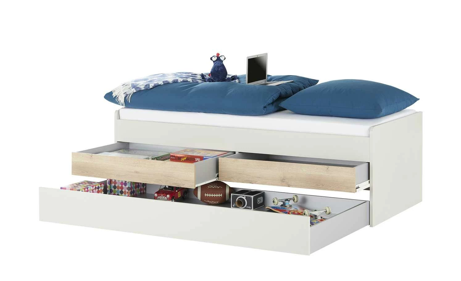 Duobett mit Stauraum Grow Up | Sandgrau / Risseiche (Nachbildung) 90 cm 9 Duobett mit Stauraum Grow Up | Sandgrau / Risseiche (Nachbildung) 90 cm – Bild 7