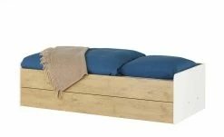 Stauraumbett Grow Up | Weiß / Wildeiche (Nachbildung) 90 cm