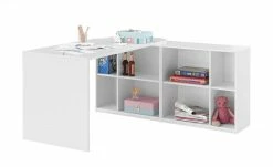 Regal Holly | Ausführung 2 (Breite Fächer rechts / schmale Fächer links) Weiß 27 Regal Holly | Ausführung 2 (Breite Fächer rechts / schmale Fächer links) Weiß -Kindermöbel Verkaufsladen 12114496 11 201912232237