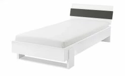 Bettgestell Holly | Weiß / Anthrazit 90 cm -Kindermöbel Verkaufsladen 12114508 2 202001172244