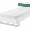 Bettgestell Holly | Weiß / Petrol 90 cm -Kindermöbel Verkaufsladen 12114509 1 202001172244