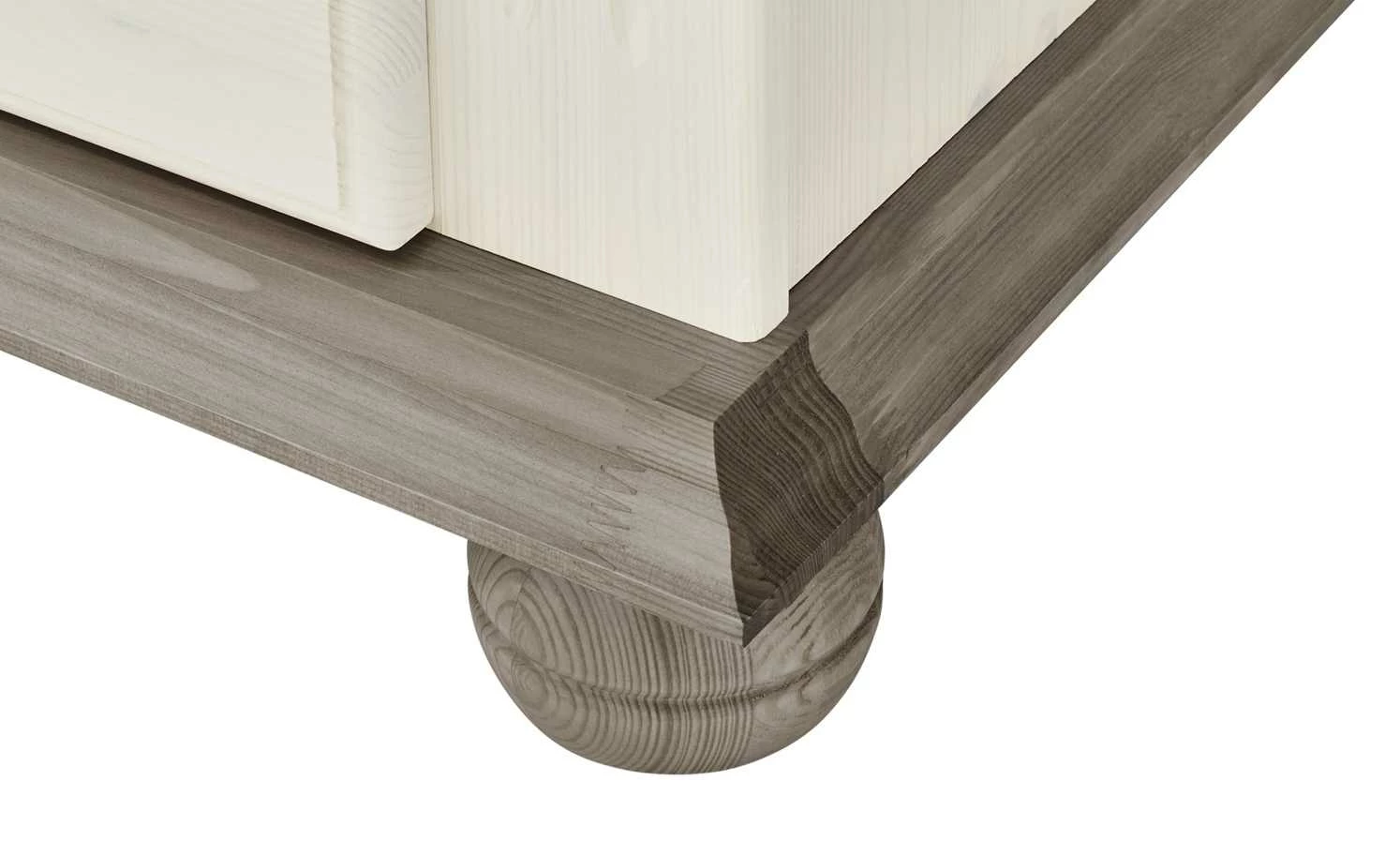 Kleiderschrank, 3-türig Bornholm | Kiefer Weiß / Kiefer lavafaben 11 Kleiderschrank, 3-türig Bornholm | Kiefer Weiß / Kiefer lavafaben – Bild 10