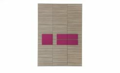 Kleiderschrank, 3-türig Holly | Weiß / Treibholz (Nachbildung) / Fuchsia ohne Spiegeltür -Kindermöbel Verkaufsladen 12114620 3 202002140031