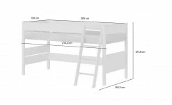 PAIDI Spielbett Kira | 120 cm -Kindermöbel Verkaufsladen 12114639 11 202111252244