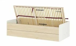 Stauraumbett Grow Up | Weiß / Livorno Buche (Nachbildung) 90 cm -Kindermöbel Verkaufsladen 12114685 13 202108231242