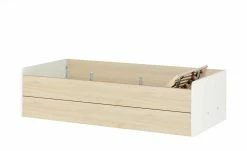 Stauraumbett Grow Up | Weiß / Livorno Buche (Nachbildung) 90 cm -Kindermöbel Verkaufsladen 12114685 15 202108231242