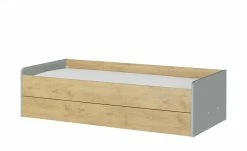 Stauraumbett Grow Up | Grau / Wildeiche (Nachbildung) 90 cm -Kindermöbel Verkaufsladen 12114687 1 202003022232