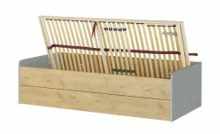 Stauraumbett Grow Up | Grau / Wildeiche (Nachbildung) 90 cm -Kindermöbel Verkaufsladen 12114687 4 202003022232