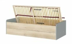 Stauraumbett Grow Up | Grau / Risseiche (Nachbildung) 90 cm -Kindermöbel Verkaufsladen 12114689 2 202003022232