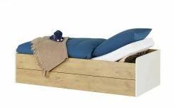 Stauraumbett Grow Up | Sandgrau / Wildeiche (Nachbildung) 90 cm -Kindermöbel Verkaufsladen 12114693 14 202108231242