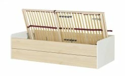 Stauraumbett Grow Up | Sandgrau / Livorno Buche (Nachbildung) 90 cm -Kindermöbel Verkaufsladen 12114694 7 202108231240