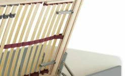 Stauraumbett Grow Up | Weiß / Grau 90 cm -Kindermöbel Verkaufsladen 12114703 13 202108231242