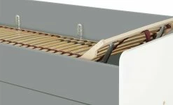 Stauraumbett Grow Up | Weiß / Grau 90 cm -Kindermöbel Verkaufsladen 12114703 15 202108231242