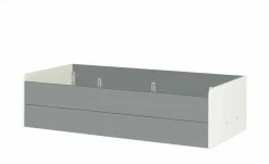 Stauraumbett Grow Up | Weiß / Grau 90 cm -Kindermöbel Verkaufsladen 12114703 18 202108231242