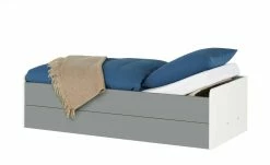 Stauraumbett Grow Up | Weiß / Grau 90 cm -Kindermöbel Verkaufsladen 12114703 7 202108231242