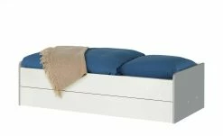 Stauraumbett Grow Up | Grau / Weiß 90 cm