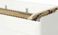 Stauraumbett Grow Up | Sandgrau / Weiß 90 cm -Kindermöbel Verkaufsladen 12114712 17 202108231242