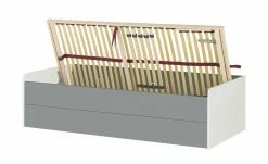 Stauraumbett Grow Up | Sandgrau / Grau 90 cm -Kindermöbel Verkaufsladen 12114713 13 202108231240