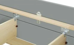 Schubkastenbett Grow Up | Grau 200 cm 90 cm -Kindermöbel Verkaufsladen 12114716 4 202007080957