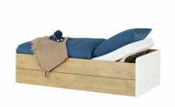 Stauraumbett Grow Up | Weiß / Wildeiche (Nachbildung) 120 cm -Kindermöbel Verkaufsladen 12114819 11 202003032235