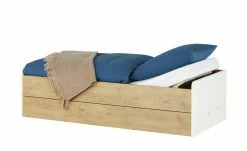 Stauraumbett Grow Up | Weiß / Wildeiche (Nachbildung) 120 cm -Kindermöbel Verkaufsladen 12114819 14 202003032235