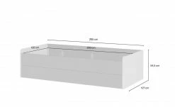 Stauraumbett Grow Up | Weiß / Wildeiche (Nachbildung) 120 cm -Kindermöbel Verkaufsladen 12114819 16 202108231242