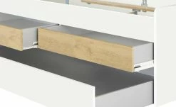 Duobett mit Stauraum Grow Up | Weiß / Wildeiche (Nachbildung) 90 cm -Kindermöbel Verkaufsladen 12114826 3 202003132234