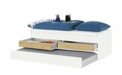 Duobett mit Stauraum Grow Up | Weiß / Wildeiche (Nachbildung) 90 cm -Kindermöbel Verkaufsladen 12114826 6 202003132234